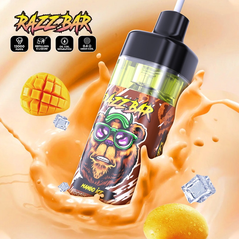 Hookah Shisha Pen Price Vape EU Warehouse Razzbar 12K Puff Disposable Vape Pen E Cigarette Free Shipping Vaper Wholesale Vape 12000 Puff Razz Bar Vape Pen