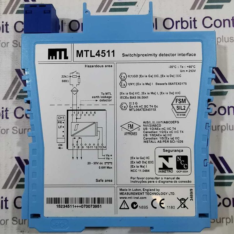 Original Mtl Isolation Safety Barrier Mtl4511c