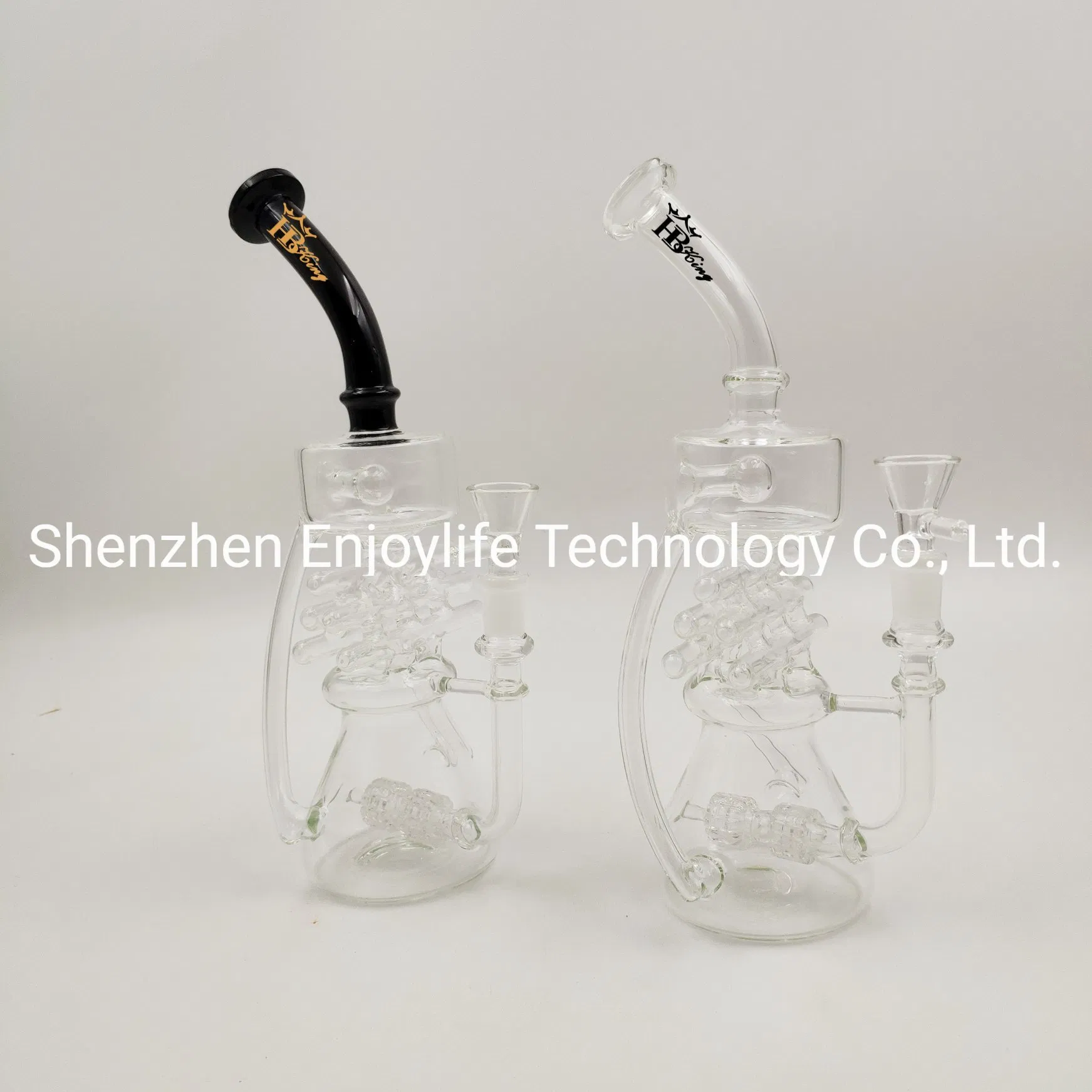 17 Inches Roor 3 Honeycomb and Color Percolator Glass Water Smoking Pipe Glass Pipe