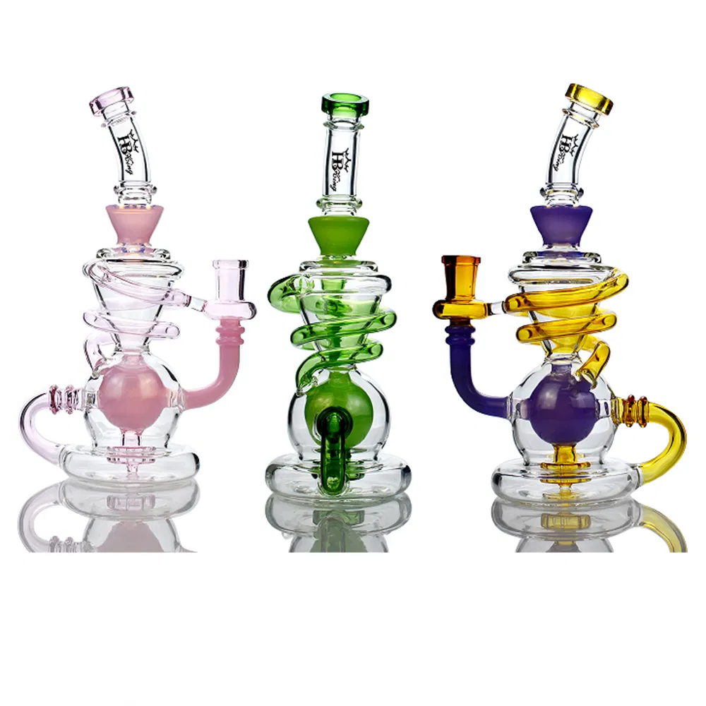Microscope Surround Tube Recycler Hitman Glass Water Smoking Pipe