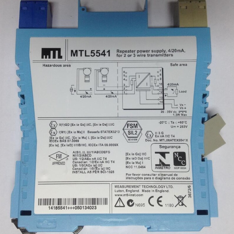 Mtl Analog Input Safety Barrier Mtl5541