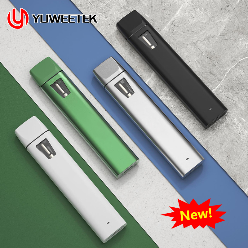 High Quality D014 Empty 1ml 2ml Disposable Vape Pen Dual Airflow Anti Clogging for Thick Oil