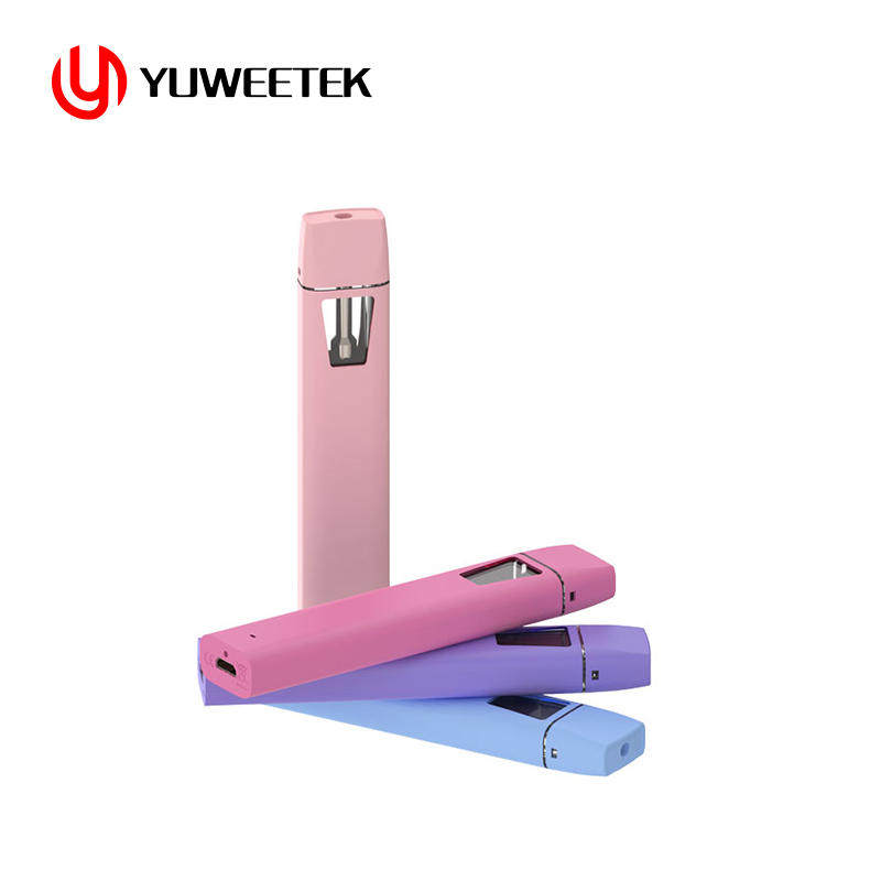 High Quality D014 Empty 1ml 2ml Disposable Vape Pen Dual Airflow Anti Clogging for Thick Oil