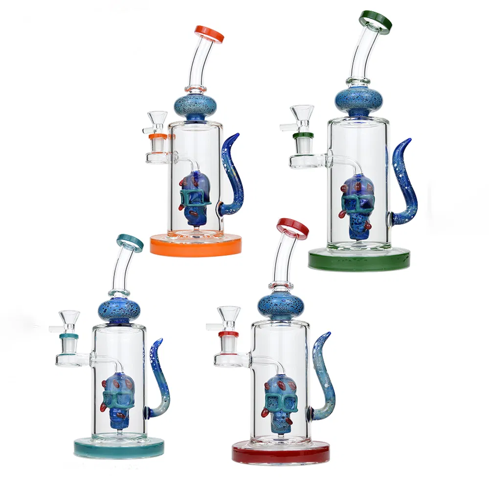 Microscope Surround Tube Recycler Hitman Glass Water Smoking Pipe