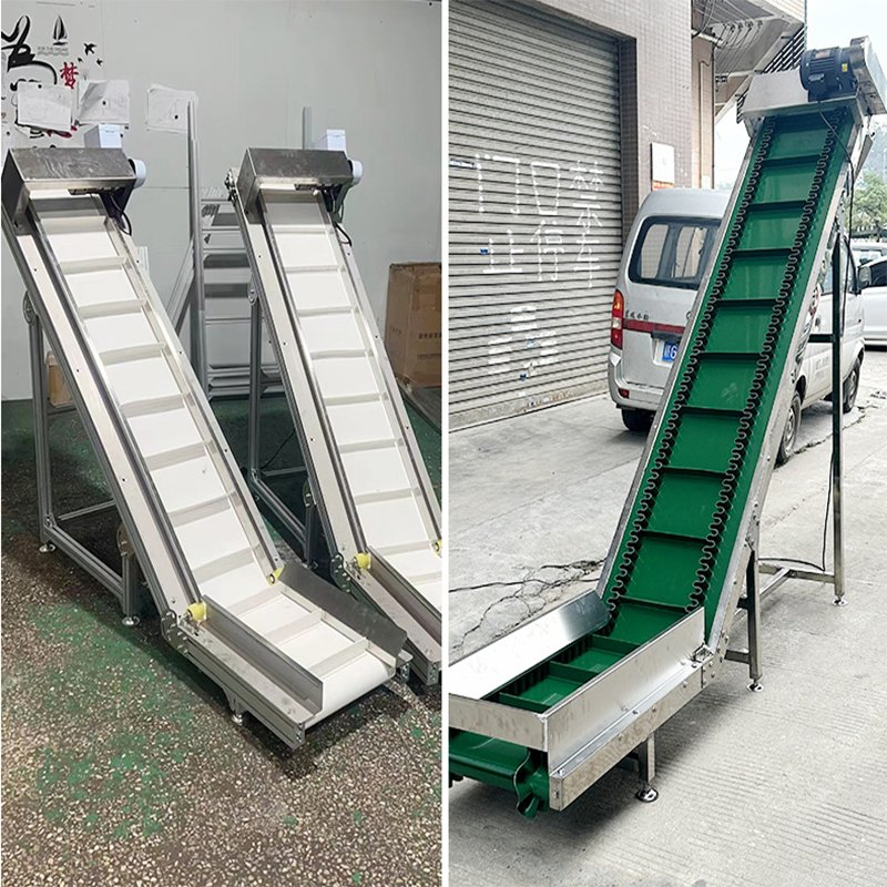 Z Type Incline Cleated Belt Bucket Elevator for Food Grade Material Handling Stainless Steel China Manufacturer
