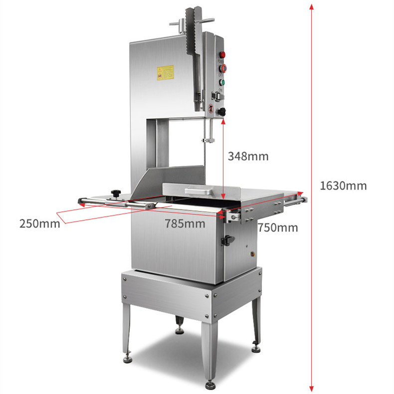 Electric Bone Saw Pork Meat Cutting Machine Manual Bone Saw Machine Kitchen Bone Saw