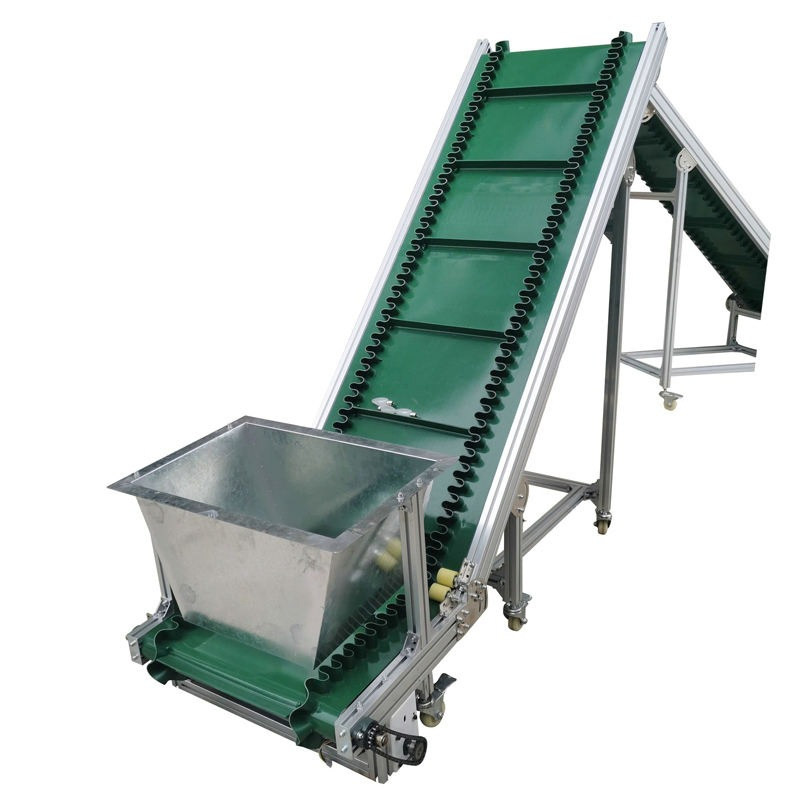 Z Type Incline Cleated Belt Bucket Elevator for Food Grade Material Handling Stainless Steel China Manufacturer