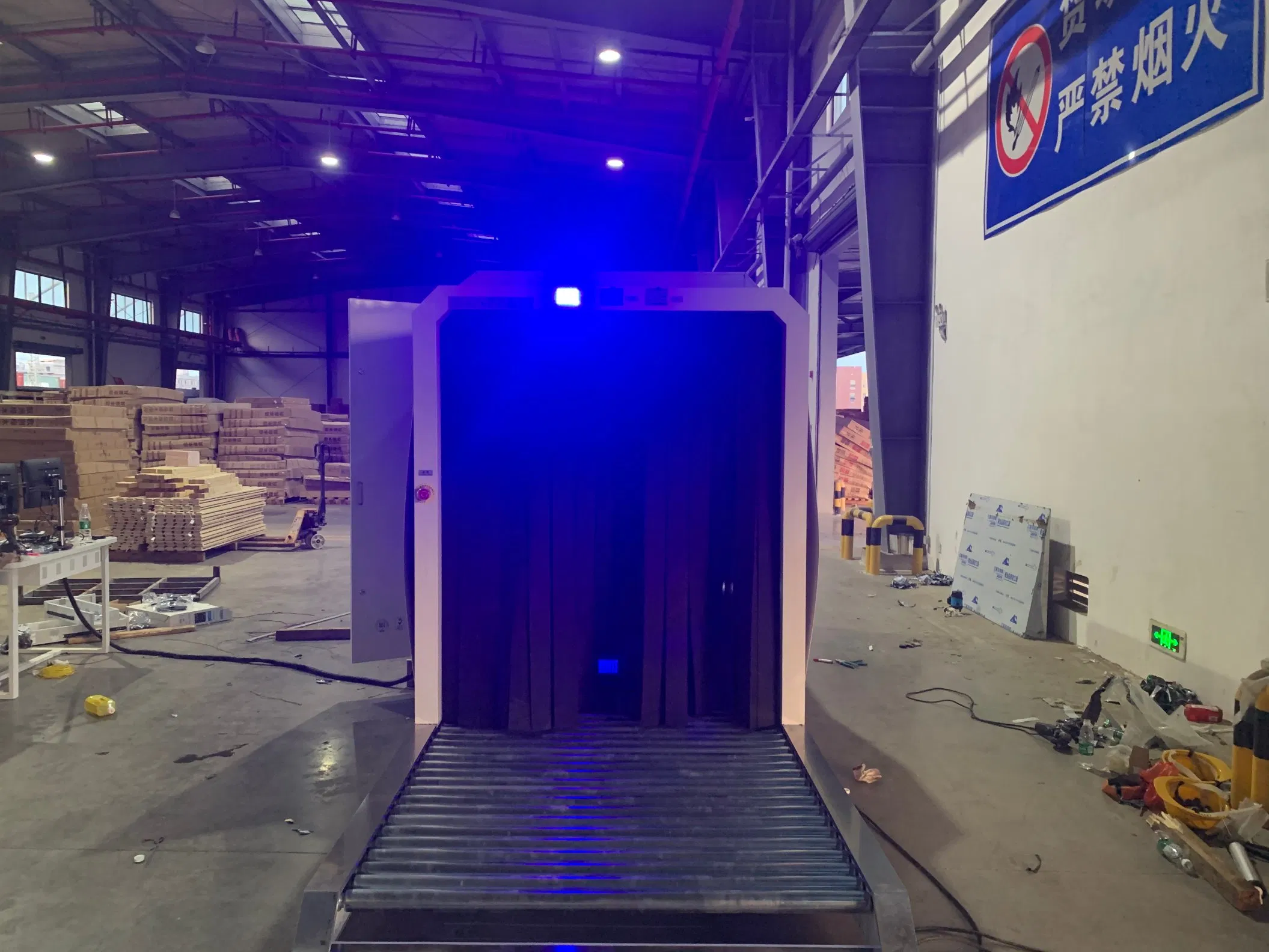 X-ray Security Inspection System of Roller Conveyoriwildetector X-ray Technology