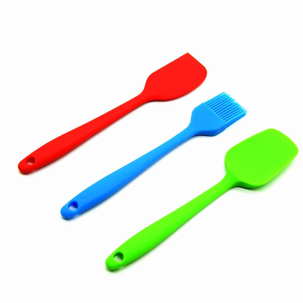 Heat Resistant Silicone Spatulas Large Baking Pastry Tools for Cooking Mixing Use