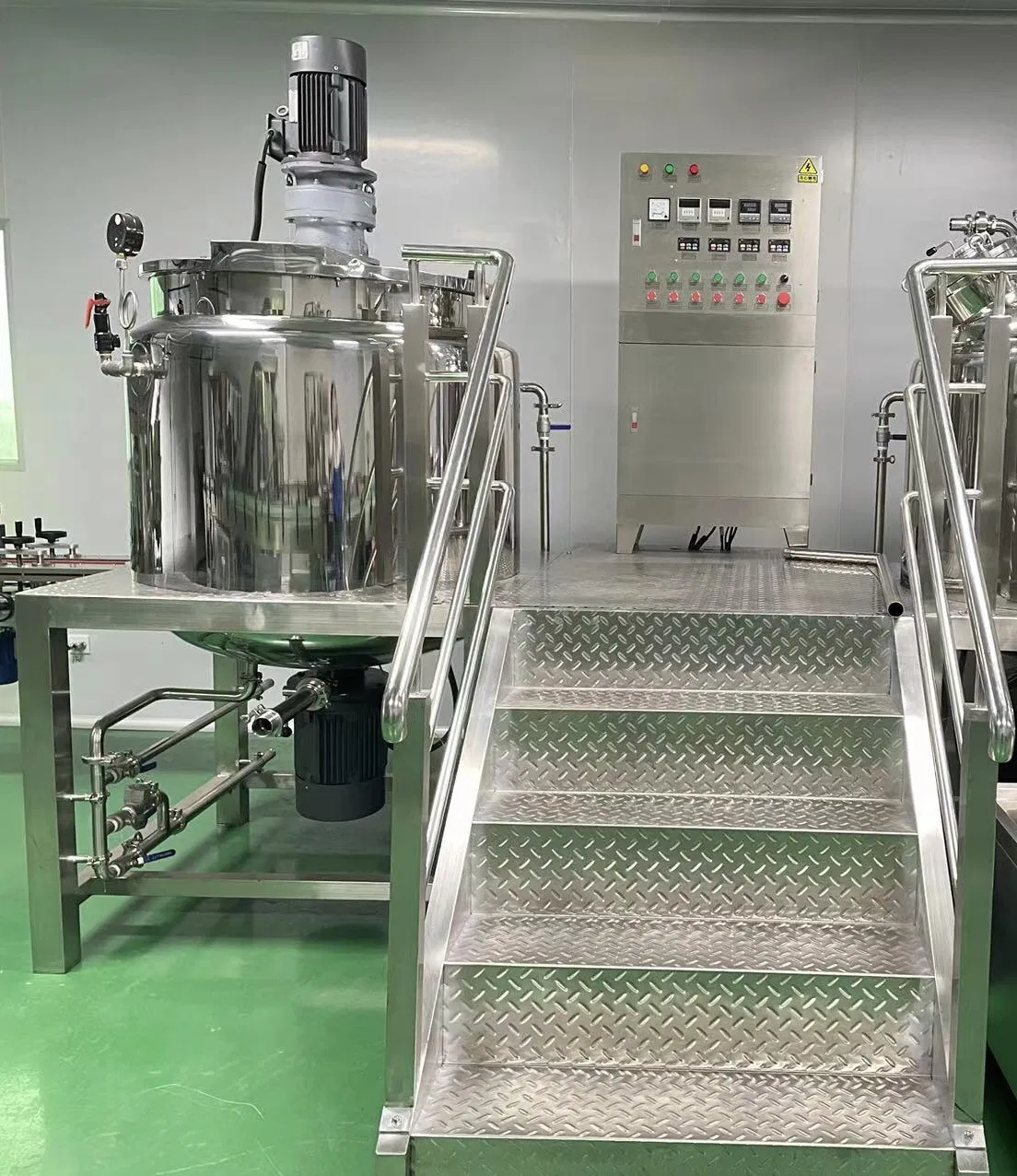 1000L Stainless Steel Mixing Tank Food Cream Liquid Chemical Blender Mixer Tank