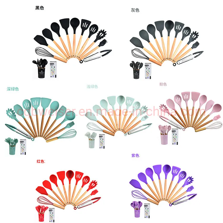 Silicone Kitchen Utensils Set
