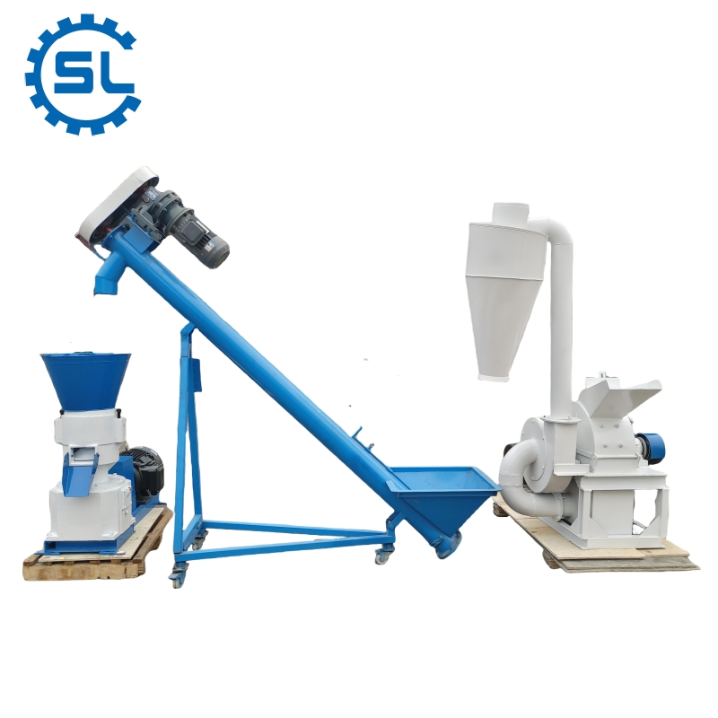 Professional Chicken Feed Pellet Grinding Mixing Making Machine Animal Feed Pressing Line