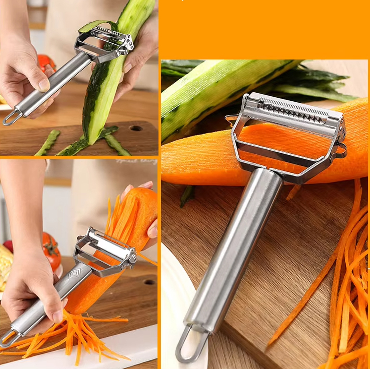 Cheap Kitchen Gadget Vegetablepeeler Potato Skin Remover Paring Knife Stainless Steel Fruit Vegetable Peeler