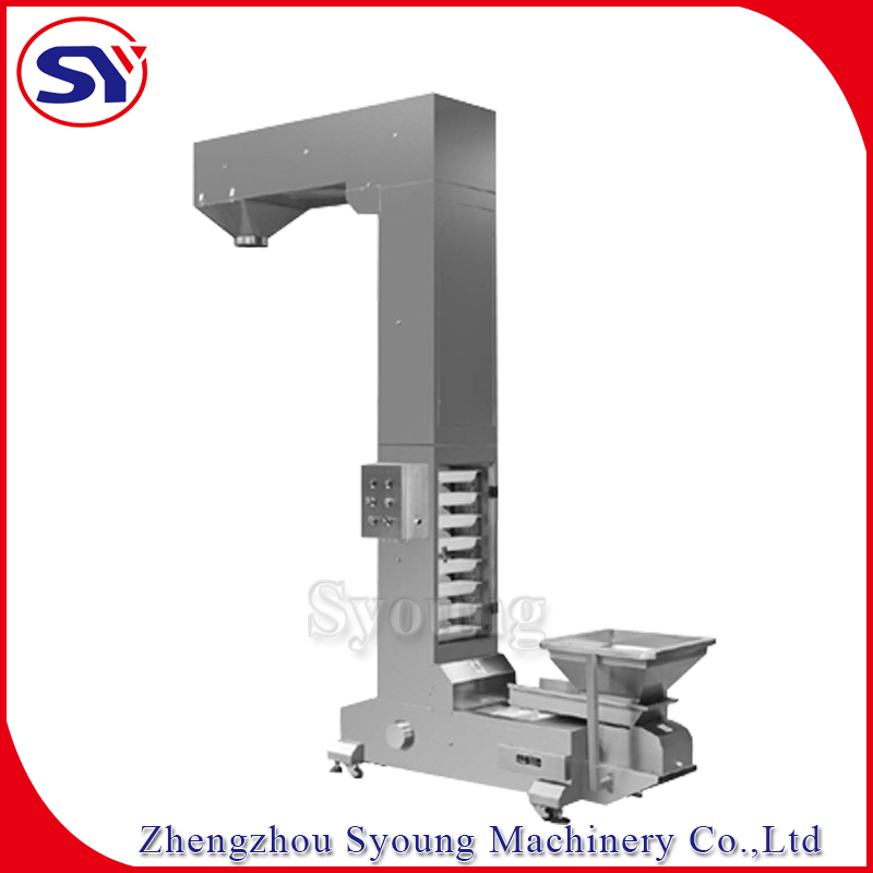 Food Grade Plastic Z Bucket Elevator Lifting Conveyor for Handling Pellet