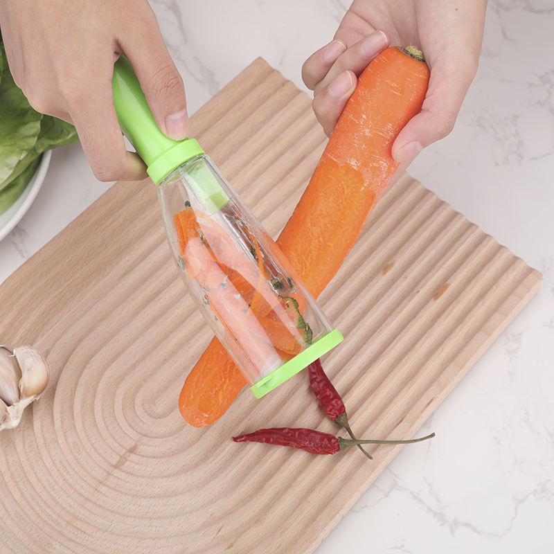 Kitchen Fruit Vegetbale Peeler Stainless Steel Portable Potato Peeler with Container