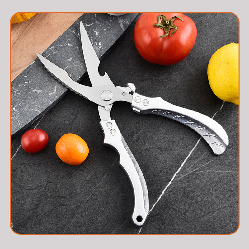 Ds-5501 Heavy Duty Poultry, Herbs, Vegetables Kitchen Shears with Ergonomic Handle