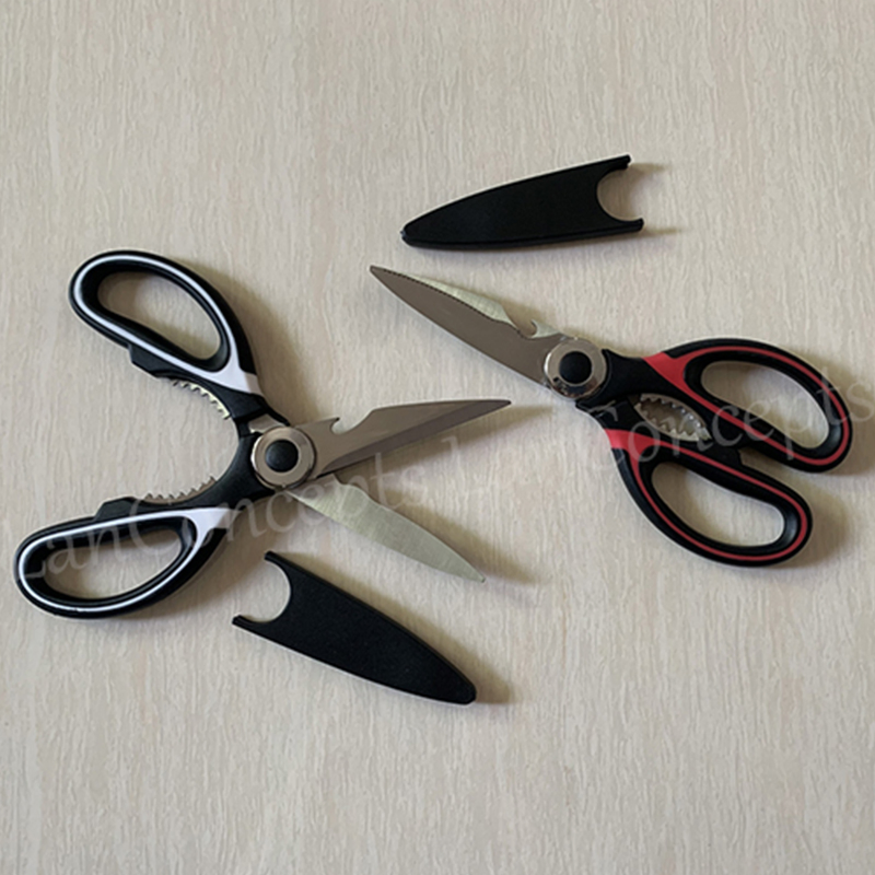 Hot Selling Kitchen Scissors Multi-Function Cutting Shredding Multipurpose Kitchen Shears with Cover