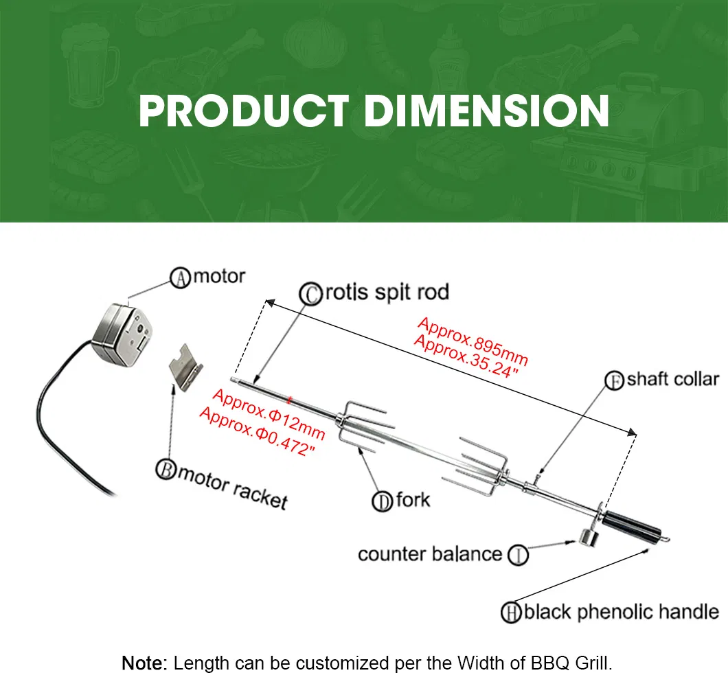 Rotisserie Kit Detail 2