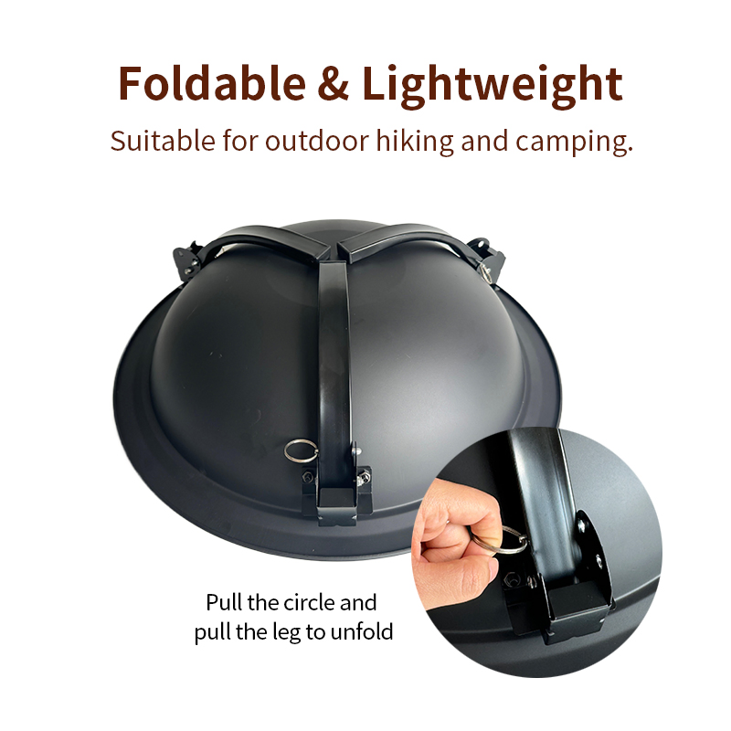 2-in-1 Heating Fire Pit Grilling Equipment Outdoor Charcoal BBQ Grill for Garden