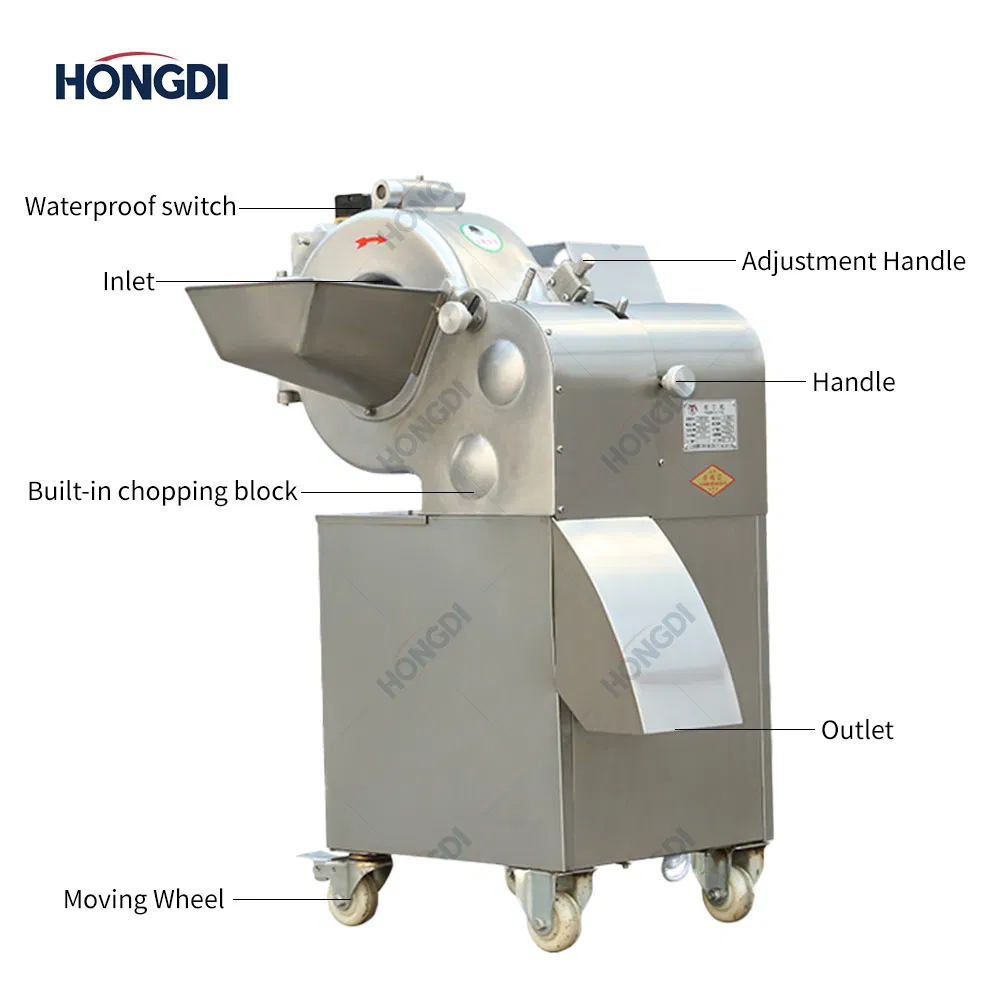Hot Food Grade Potato Chip French Fries Slicer Automatic Ingredients Slicing Machine