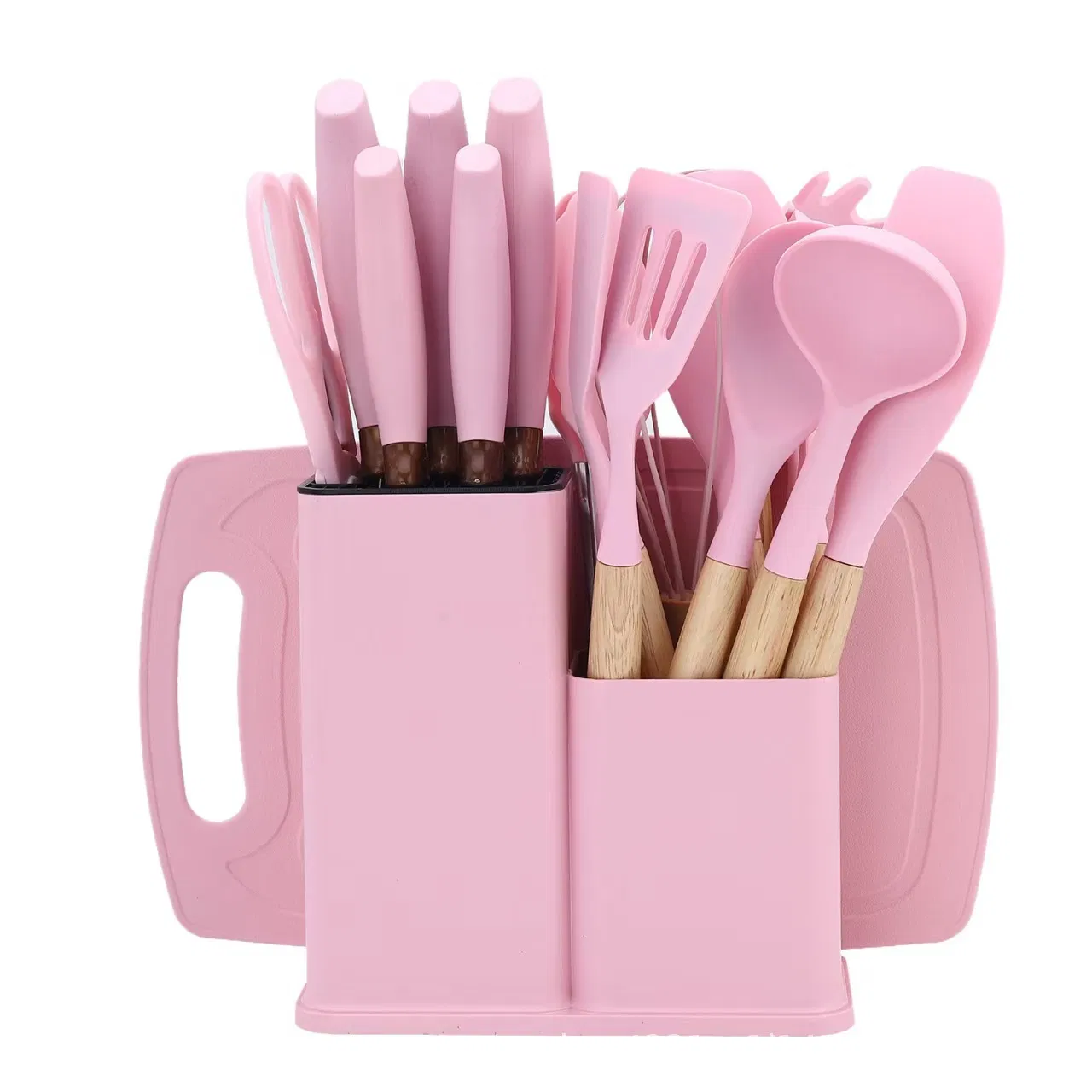 Manufacturers Wholesale 19PCS Kitchen Utensils Set Trending Silicone Spatula Ladle Spoon Home Accessories Small Kitchen Accessories