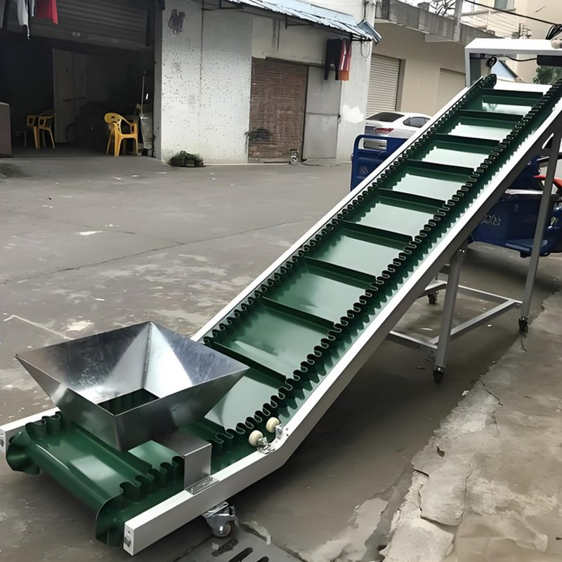 Z Type Incline Cleated Belt Bucket Elevator for Food Grade Material Handling Stainless Steel China Manufacturer