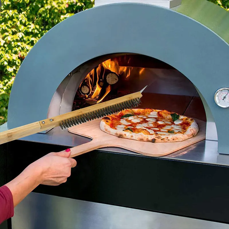 Pizza Oven Brush Application