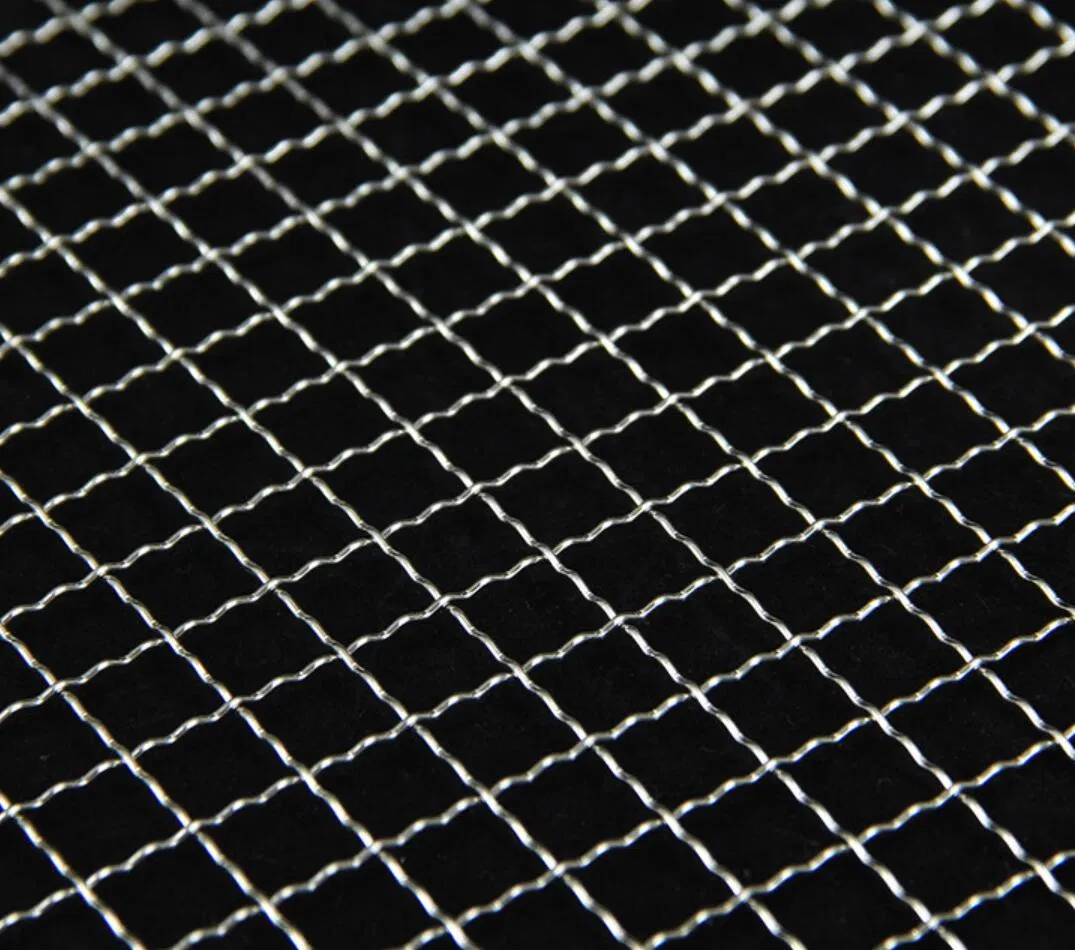 Reusable Outdoor Cooking BBQ Accessories 304 Stainless Steel BBQ Mesh