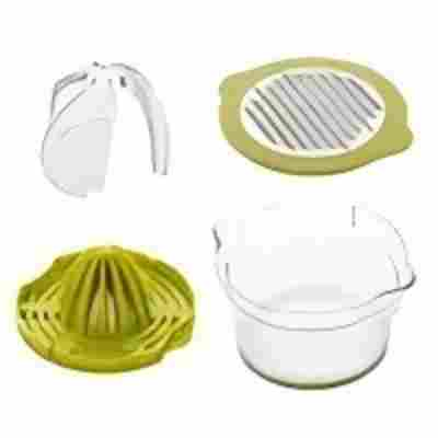 8oz Kitchen Gadget Tool Measuring Cup and Strainer Manual Hand Squeezer Citrus Lemon Orange Juice