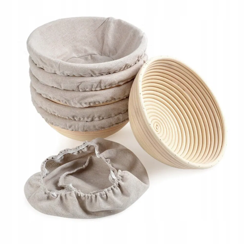 Bread Proofing Basket Hot Selling 9 Inch Banneton Proofing Basket Handmade Bread Baking Tools