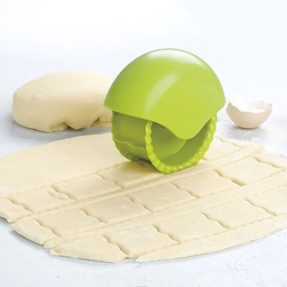 Pastry Wheel Decorator Wavy Dough Curler, Kitchen Cutting Tool Ez28165
