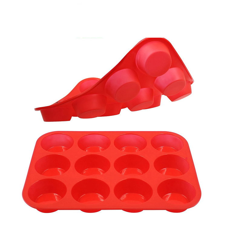 Baking Tool 12 Cavity Castle House Shape Chocolatesilicone Pancake