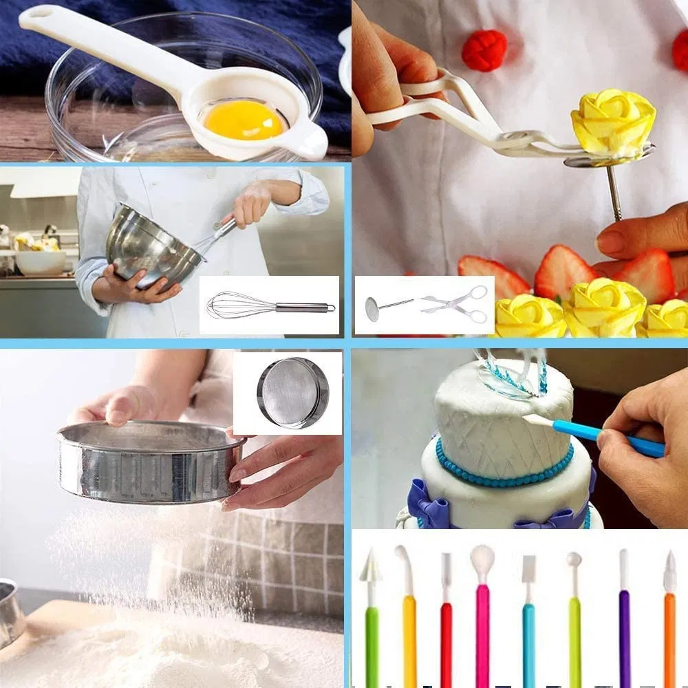 Stainless Steel Icing Tips Baking Supplies Frosting Tools Cake Decorating Set Mi25531