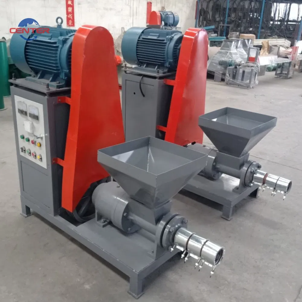 Biomass Briquette Machine for Rice Husk and Sawdust Producing BBQ Charcoal Briquettes for Grilling