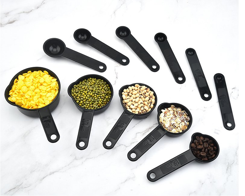 Wholesale Plastic Measuring Cups 5 PCS/Set Kitchen Baking Tool Measuring Spoon Measure Tools