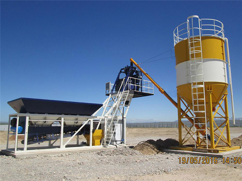 25m3 35m3 50m3 75m3 Foundation-Free Concrete Mixing Bathing Plant Factory Price