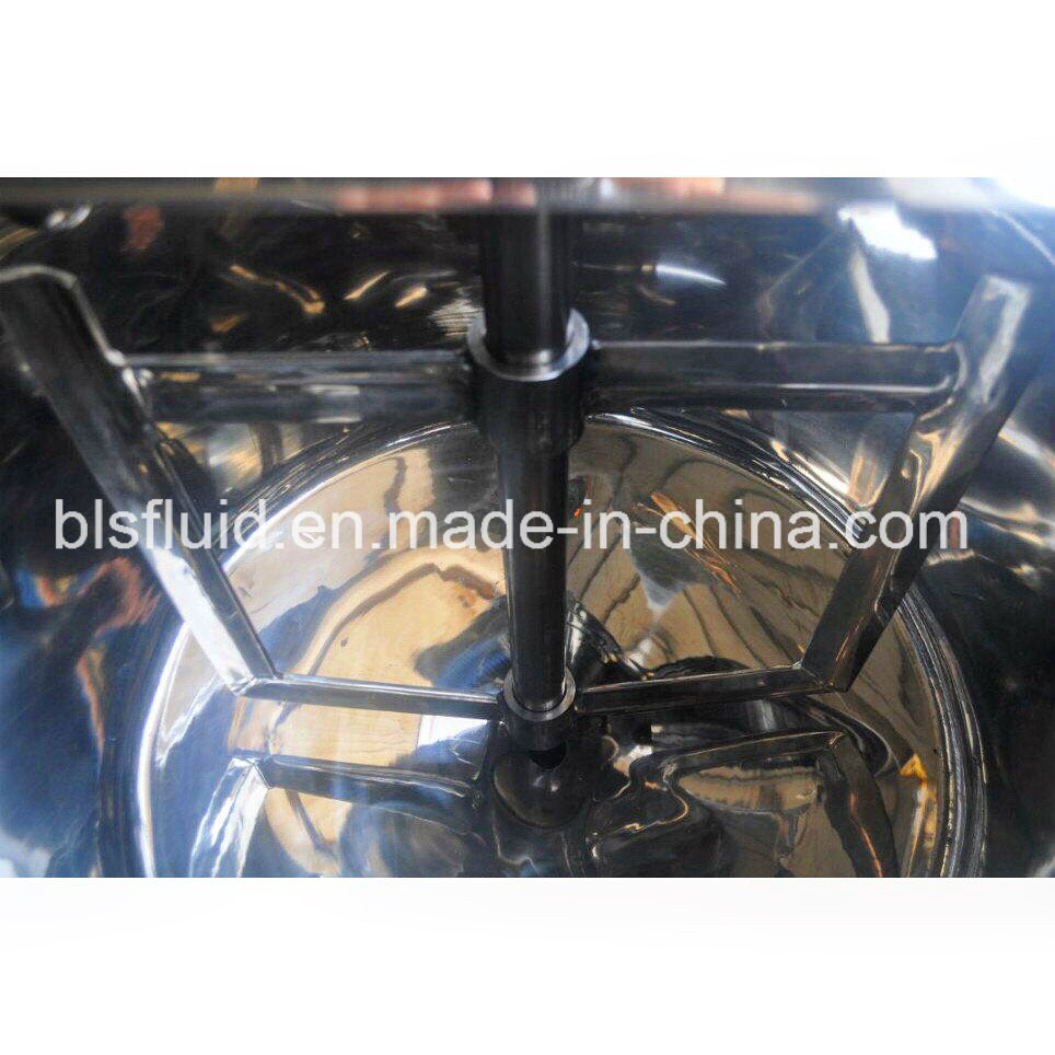 Customized 100L 500 Liters Stainless Steel Mixer Double Jacket Heater Mixing Tank