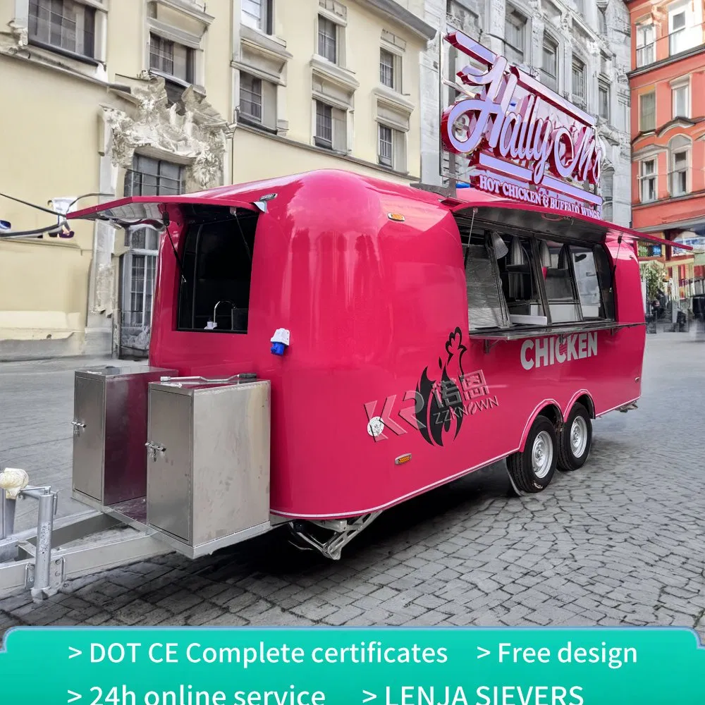 Multi Functional Catering Cart Stainless Steel Catering Trailer Concession Stand Trailer Mobile Kitchen