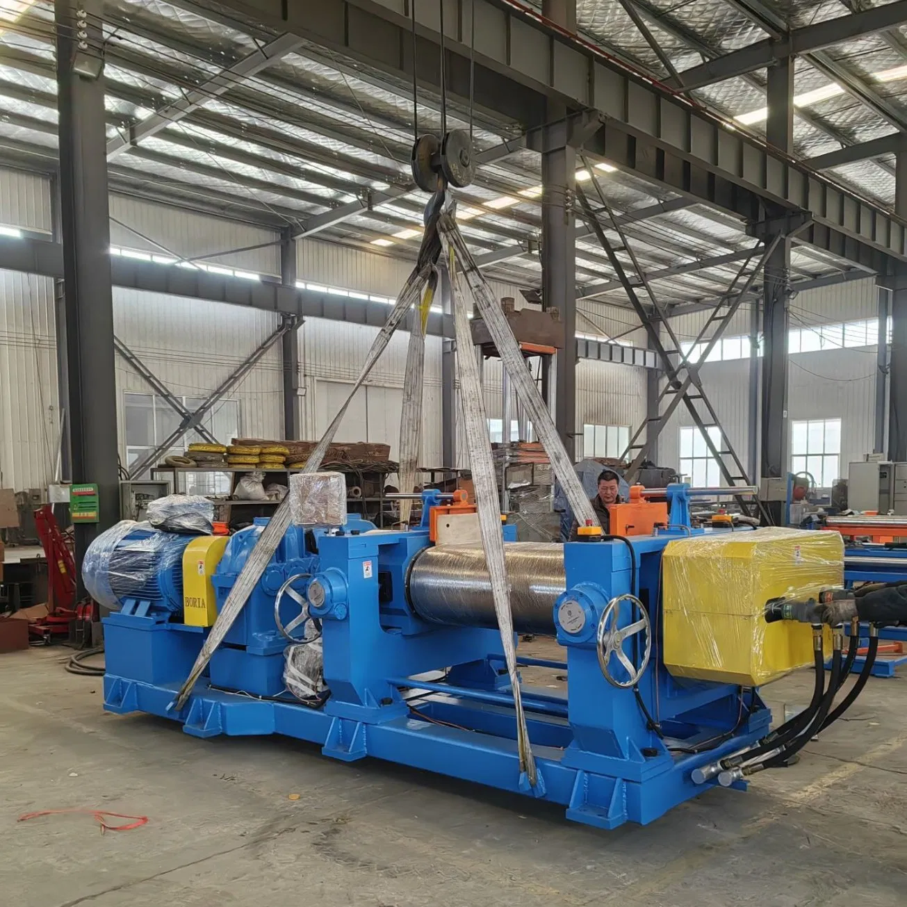 16-18 Inches Bearing Banbury Rubber Two Roll Open Mill Mixer Mixing Machine/Rubber Compound Production Line Machine