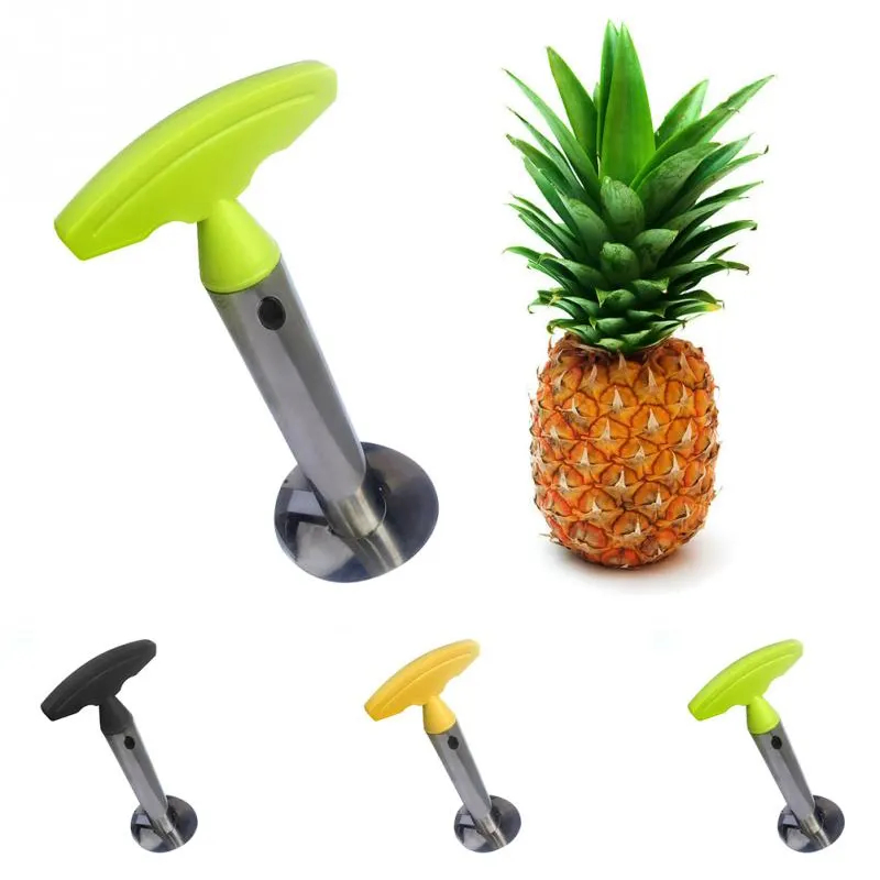 Kitchen Tool Fruit Stainless Steel Pineapple Spiral Slicer Peeler Cutter