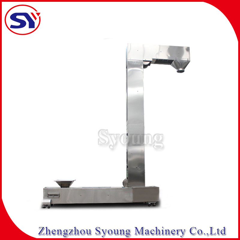 Food Grade Plastic Z Bucket Elevator Lifting Conveyor for Handling Pellet
