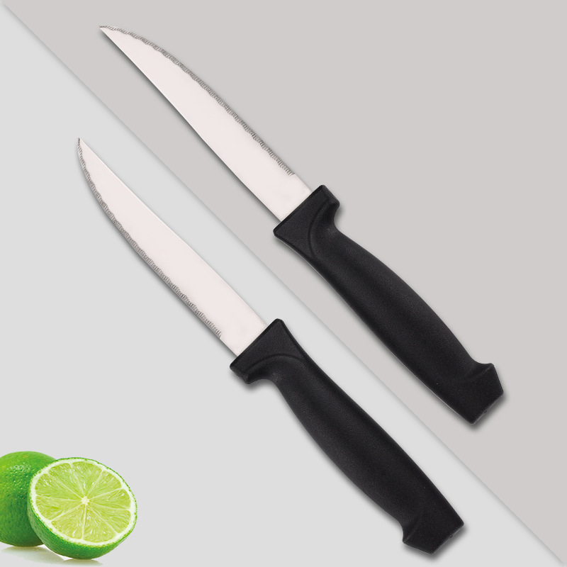 Wholesale Stocked Stainless Steel Western Style Dining Edged Cutting Tool Kitchen Knives