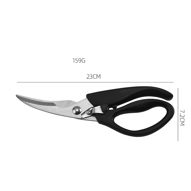 Ds-5502 Heavy Duty Kitchen Chicken Scissors Spring Loaded Meat Shears Poultry Shears with Anti-Slip Handle