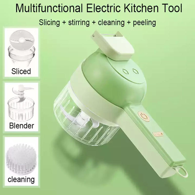 Amazo Hot Selling 2025 Electric Garlic Chopper Onion Cutter USB Charging Kitchen Gadgets Helper USA Home Kitchen Accessories