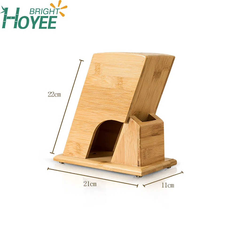 Bamboo Knife Block, Drawer Knife Set Storage Made From Quality Bamboo