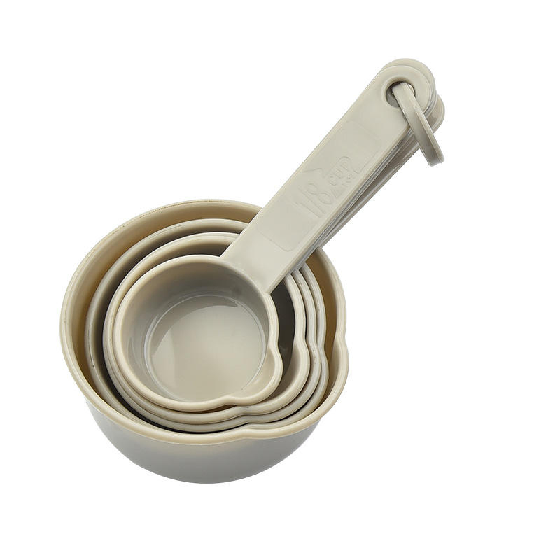 Wholesale Plastic Measuring Cups 5 PCS/Set Kitchen Baking Tool Measuring Spoon Measure Tools
