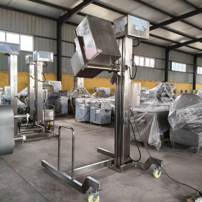 Conveyor Durable Meat Skip Cart Lifting Machine High Efficiency Vertical Bucket Elevator for Grain, Food, and Industrial Materials Handling