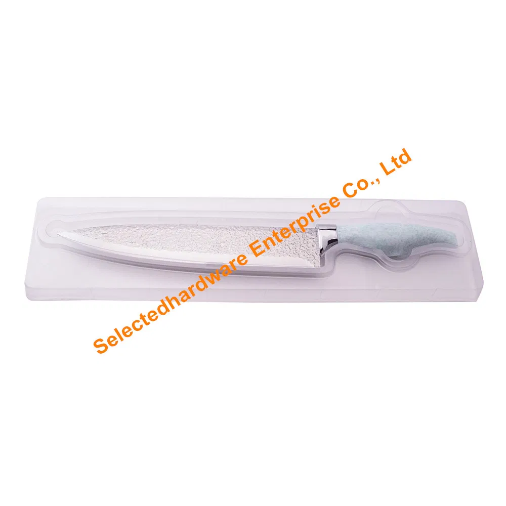9 Inch Blue PP Handle Professional Kitchen Cutting Chef Knife