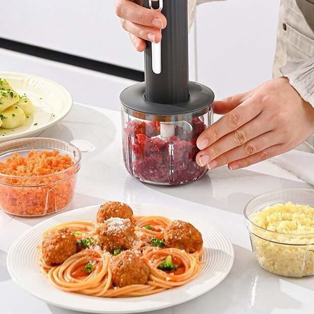 Auxiliary Food Machine Kitchen Multifunctional Meat Grinder Small Size