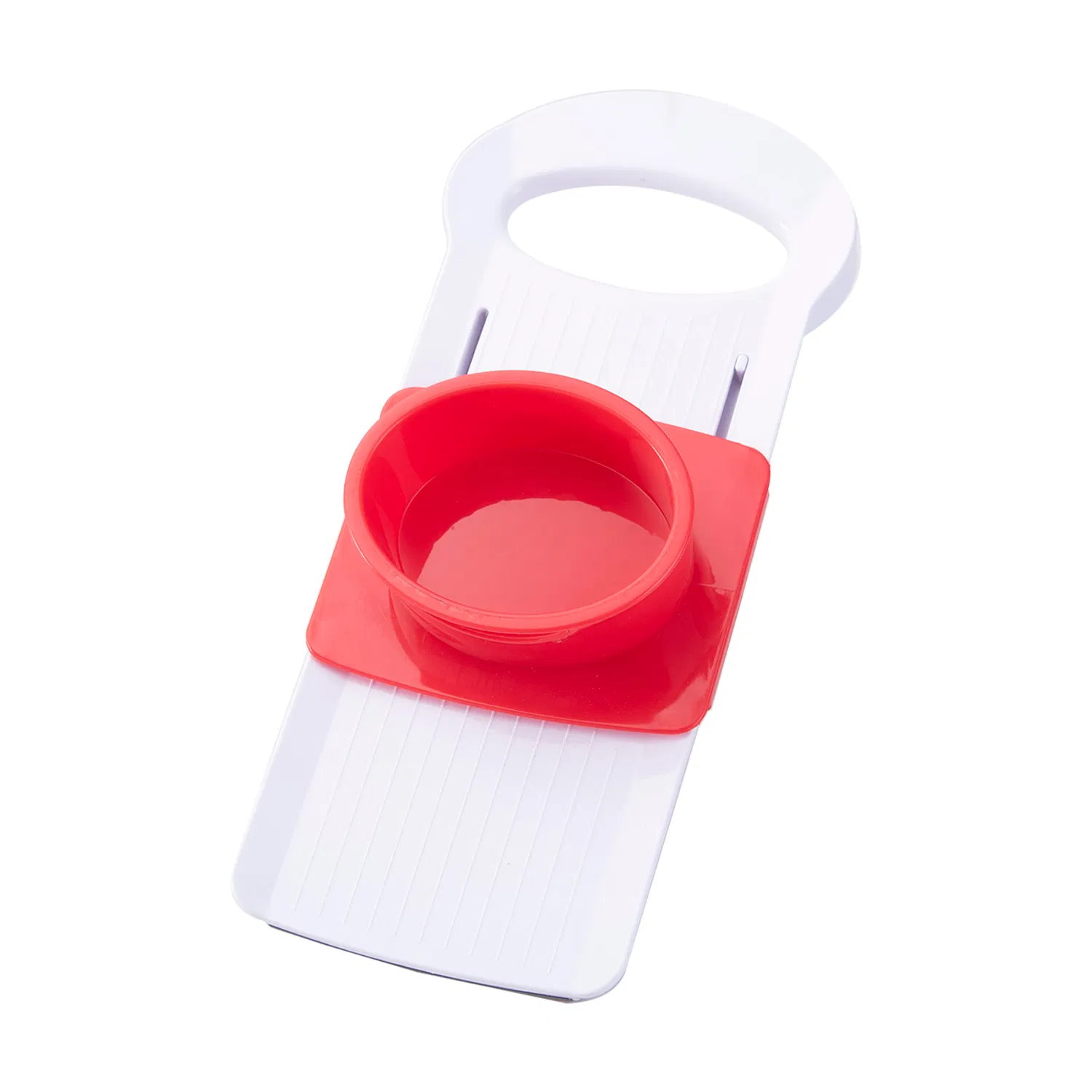 Household Stainless Steel Vegetable Chopper Kitchen Slicer Manual Vegetable Slicer Grater with Hand Protector PP Plastic for Food Preparation